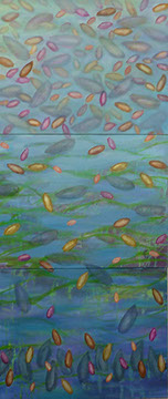 Hüllen aufsteigend blau