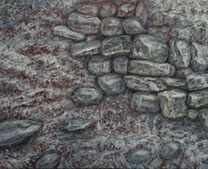 Hüllen aufsteigend blau